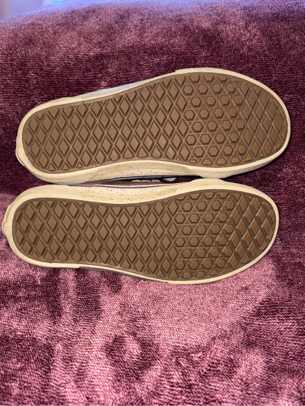 Vans Tan High-Top Sneakers with White Sherpa Lining - Picture 5 of 5